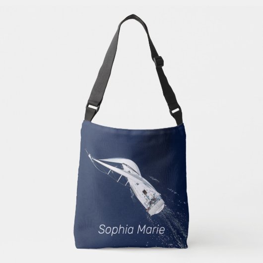 Sailing Freedom Bird's Eye Uitzicht Crossbody Tas (Voorkant)