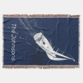 Sailing Freedom Bird's Eye Uitzicht Deken (Voorkant)