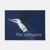 Sailing Freedom Bird's Eye Uitzicht Deurmat (Voorkant)