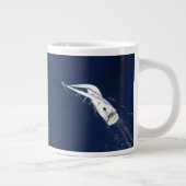 Sailing Freedom Bird's Eye Uitzicht Grote Koffiekop (Rechts)