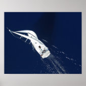 Sailing Freedom Bird's Eye Uitzicht Poster (Voorkant)