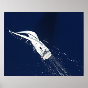 Sailing Freedom Bird's Eye Uitzicht Poster