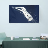 Sailing Freedom Bird's Eye Uitzicht Spandoek (Beurs)