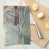 Sailing Frigate Duncan Dunbar Theedoek (Quarter Fold)