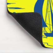"Sailing" Grafische kunst Mousepad Muismat (Hoek)