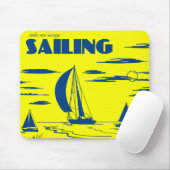 "Sailing" Grafische kunst Mousepad Muismat (Met muis)