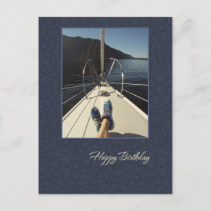 Sailing Happy Birthday Briefkaart