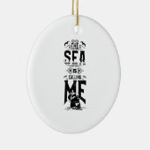 Sailing hartslag keramisch ornament (Rechts)