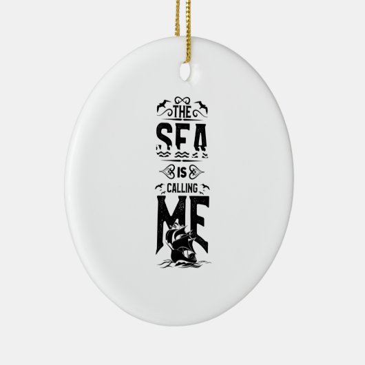 Sailing hartslag keramisch ornament (Rechts)