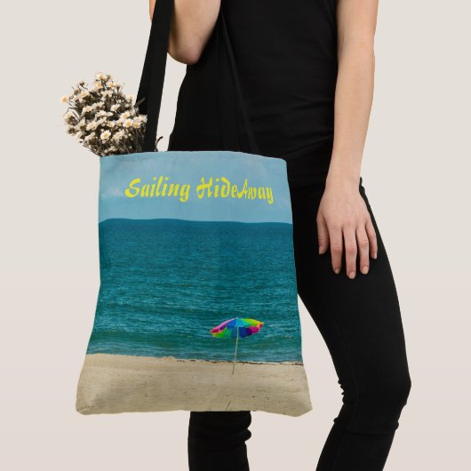 Sailing HideAway LARGE Beach Shoulder Tote Bag (Dichtbij)