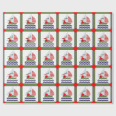 Sailing Holiday Gift Cadeaupapier (Vlak)