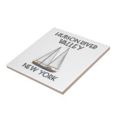 Sailing Hudson River New York Tegeltje (Zijkant)