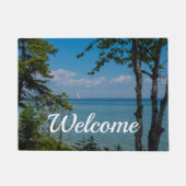 Sailing in Mackinac Welcome Doormat Deurmat (Voorkant)