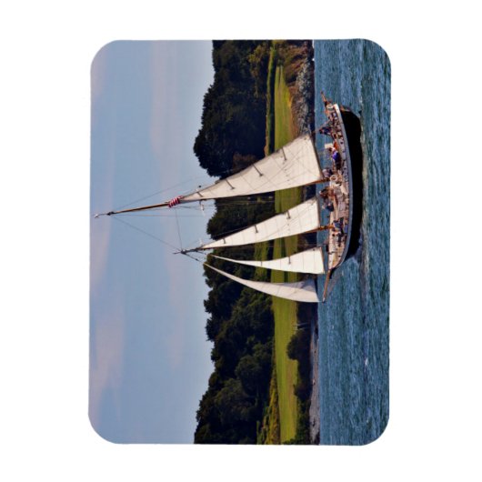 Sailing in Newport, Rhode Island, VS Magneet (Verticaal)