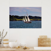 Sailing in Newport, Rhode Island, VS Poster (Keuken)