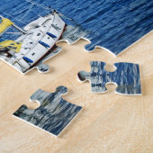 Sailing in Portofino - Italy Holiday-11x14-252 PC Legpuzzel (Zijkant)