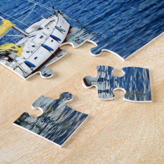 Sailing in Portofino - Italy Holiday-11x14-252 PC Legpuzzel (Zijkant)