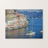 Sailing in Portofino - Italy Holiday-11x14-252 PC Legpuzzel (Horizontaal)