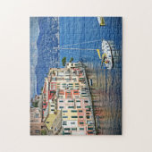 Sailing in Portofino - Italy Holiday-11x14-252 PC Legpuzzel (Verticaal)