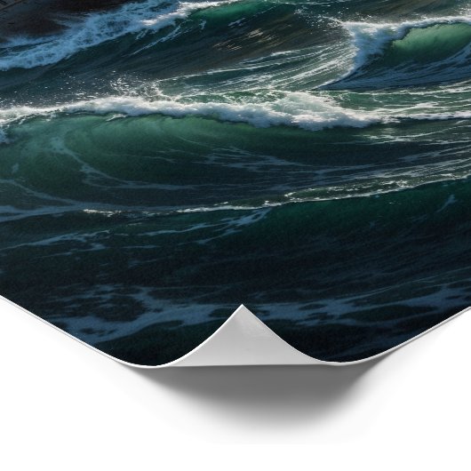 Sailing into Storms Fantasy Poster (Hoek)