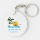 Sailing Islamorada Florida Keys Sleutelhanger (Achterkant)