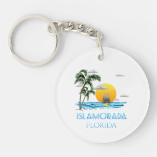 Sailing Islamorada Florida Keys Sleutelhanger