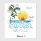 Sailing Islamorada Florida Keys Sticker (Vel)