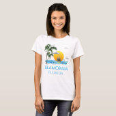 Sailing Islamorada Florida Keys T-shirt (Voorkant volledig)