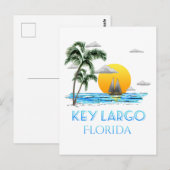 Sailing Key Largo Florida Keys Briefkaart (Voorkant / Achterkant)