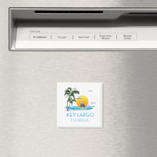 Sailing Key Largo Florida Keys Magneet (Insitu (Vaatwasser))
