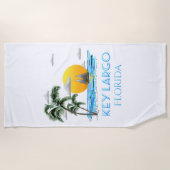 Sailing Key Largo Florida Keys Strandlaken (Voorkant)