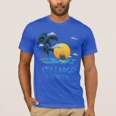 Sailing Key Largo Florida Keys T-shirt (Voorkant)