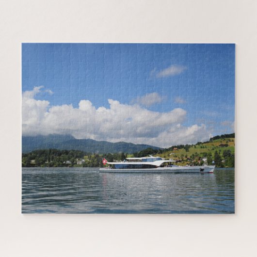 Sailing Lake Lucerne Zwitserland - 16x20 - 520 pcs Legpuzzel (Horizontaal)