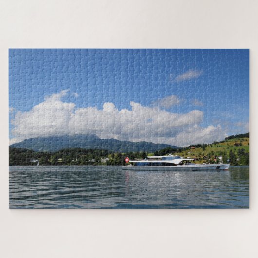 Sailing Lake Lucerne Zwitserland - 20x30 - 1014 pc Legpuzzel (Horizontaal)