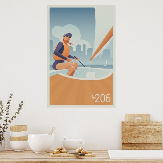 Sailing Lake Union, Seattle Poster (Keuken)