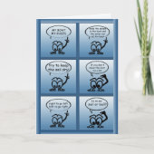 Sailing Lessons Funny Custom Greeting Kaart (Voorkant)