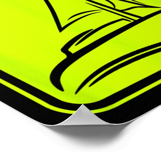 Sailing Logo Symbol Square Sailboat Ship Captain C Poster (Hoek)