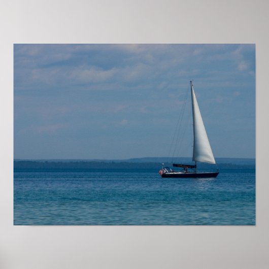 Sailing Mackinac Poster (Voorkant)