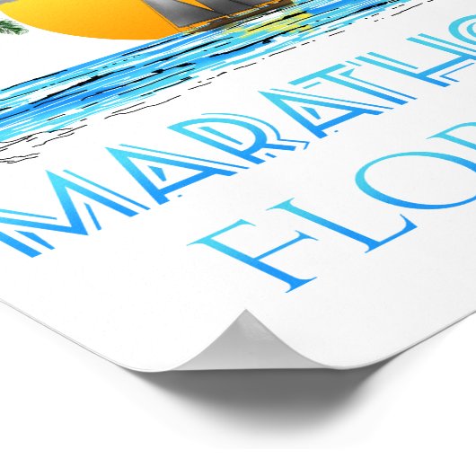 Sailing Marathon Florida Poster (Hoek)