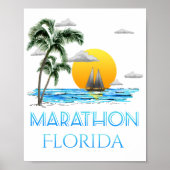 Sailing Marathon Florida Poster (Voorkant)