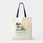 Sailing Marathon Florida Tote Bag (Achterkant)