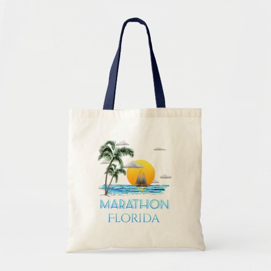 Sailing Marathon Florida Tote Bag (Voorkant)