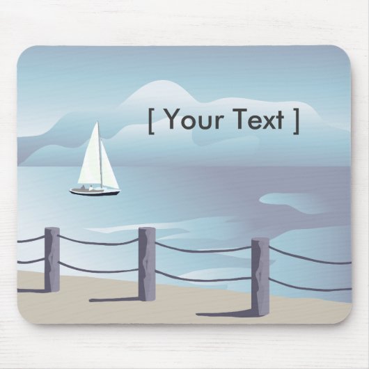 Sailing Mousepad Muismat (Voorkant)