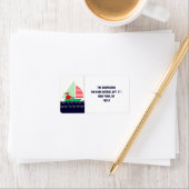 Sailing Nautical Christmas Etiket (Insitu)