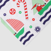 Sailing Nautical Christmas Holiday Gift Tissuepapier (Detail)