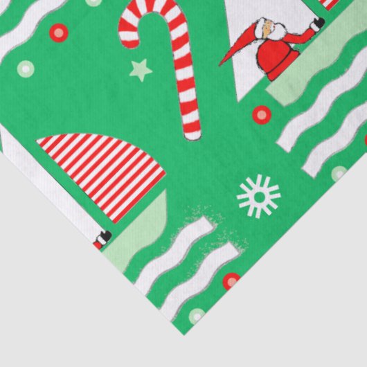 Sailing Nautical Christmas Holiday Gift Tissuepapier (Detail)