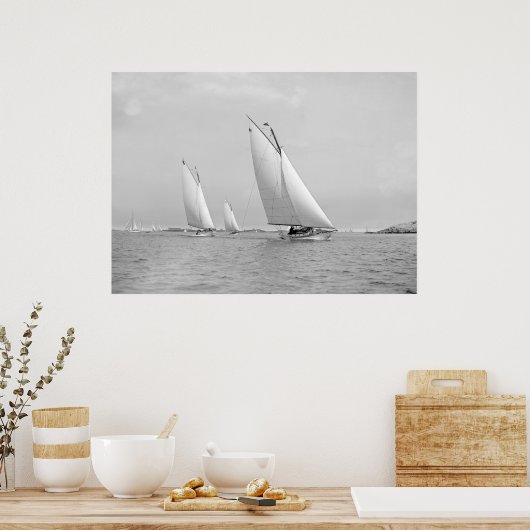 Sailing Near Marblehead, 1901 Poster (Keuken)