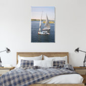 Sailing op de Nijl in Egypte Canvas Afdruk (Insitu (Slaapkamer))