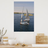 Sailing op de Nijl in Egypte Poster (Keuken)