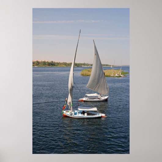 Sailing op de Nijl in Egypte Poster (Voorkant)